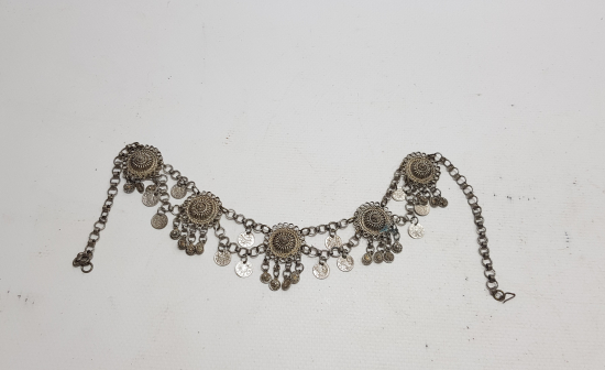 OSMANLI DÖNEMİ NADİR FORMDA GÜLLÜ GELİN ALINLIĞI