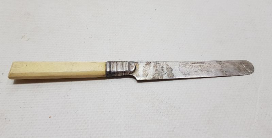 ANTİKA FİL DİŞİ SAPLI GÜMÜŞ MEYVE BIÇAĞI