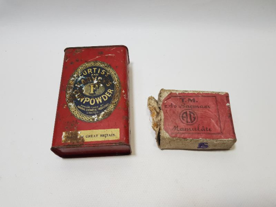 ANTİKA BARUT VE SAÇMA KUTULARI 