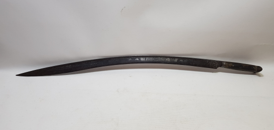 OSMANLI DÖNEMİ ÇOK NADİR GÜMÜŞ ÇAKMA İŞÇİLİKLİ KEMANKEŞ KILICI - KEMANKEŞ YATAĞANI