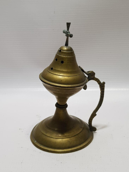 OSMANLI DÖNEMİ RUM İŞİ HAÇLI BUHURDANLIK