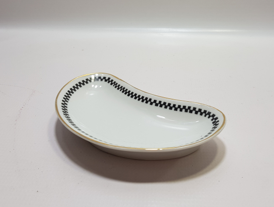 ARKASI OSMANLICA YAZILI VE ALTIN VARAKLI NADİR LİMON TABAĞI