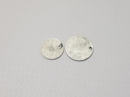 SULTAN MEHMED REŞAD DÖNEMİ GÜMÜŞ 1 VE 2 KURUŞ LOTU