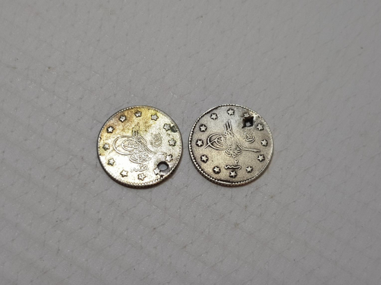 SULTAN ABDÜLHAMİD HAN VE SULTAN MEHMET REŞAD HAN DÖNEMİ GÜMÜŞ 1 KURUŞLAR