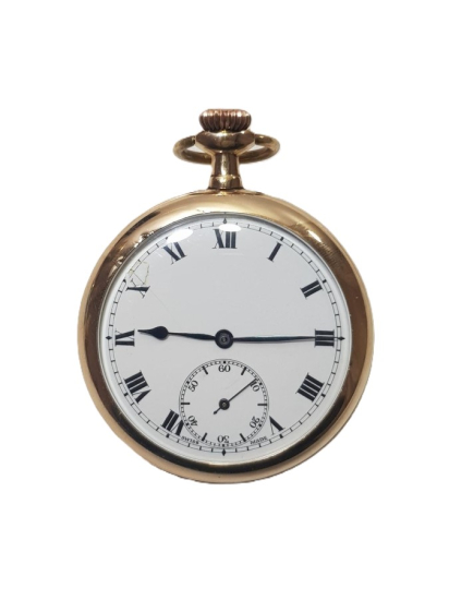 OSMANLI DÖNEMİ ALTIN KAPLAMA CEP SAATİ