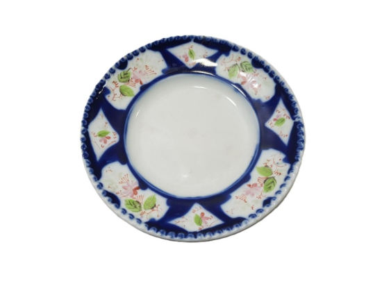 OSMANLI DÖNEMİ KUZNETSOV DAMGALI PORSELEN YEMEK TABAĞI