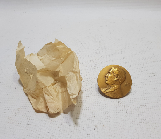 OSMANLICA GAZİ MUSTAFA KEMAL İMZALI BÜYÜK BOY ATATÜRK MADALYON