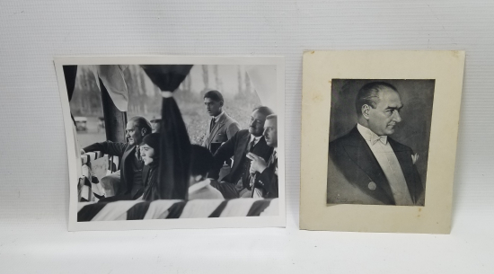 2 ADET BÜYÜK BOY ATATÜRK PANO FOTOĞRAF