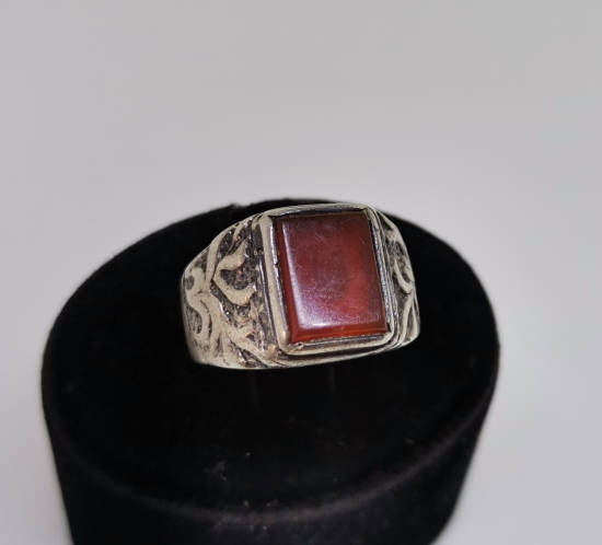 AKİK TAŞLI GÜMÜŞ YÜZÜK