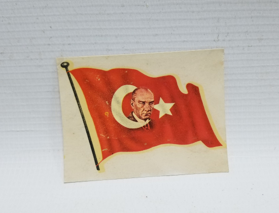 NADİR ATATÜRK VE TÜRK BAYRAĞI GÖRSELLİ ÇİKOLATA KARTI