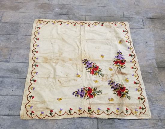 OSMANLI DÖNEMİ İPEK ATLAS GELİN HAMAM BOHÇASI