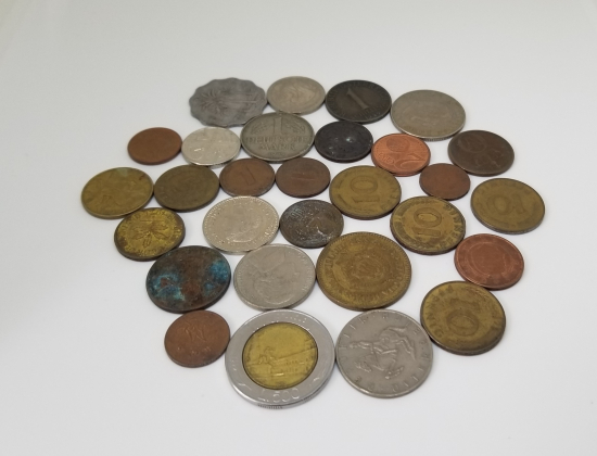 ANTİKA YABANCI METAL PARA LOTU