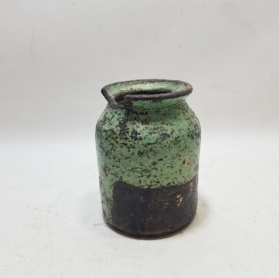 OSMANLI DÖNEMİ NADİR RENKTE KÜTAHYA İŞİ ŞİFACI - ECZACI KAVANOZU