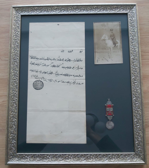 TERFİ BERATI VE MADALYASI İLE LİYAKAT MADALYA SETİ