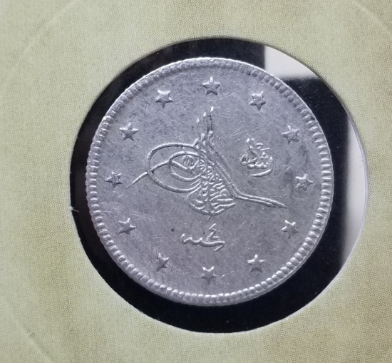 SULTAN MEHMET REŞAD HAN DÖNEMİ GÜMÜŞ 2 KURUŞ MECİDİYE