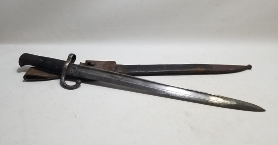 1. DÜNYA SAVAŞI DÖNEMİ ÜZERİ OSMANLICA YAZILI MAUSER SÜNGÜSÜ