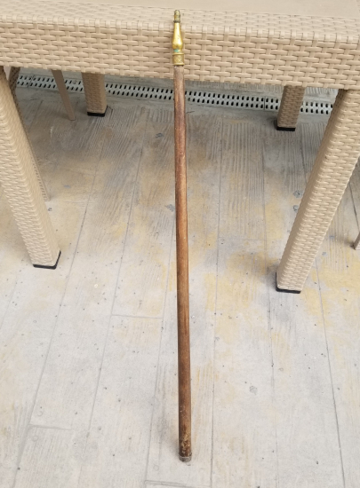 OSMANLI DÖNEMİ GÜMÜŞ TUTMAÇLI BASTON