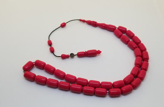 TRAŞ FIRÇASI SAPINDAN YAPILMIŞ FARUK ÖNER USTA İMZALI ÖZEL YAPIM KATALİN TESPİH