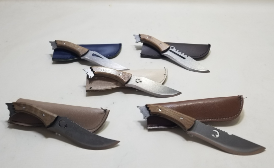 EL YAPIMI 5 ADET KAMPÇI BIÇAĞI