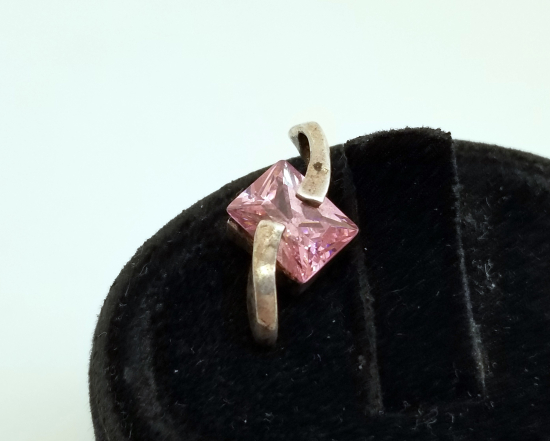 MARGAZİT TAŞLI GÜMÜŞ KOLYE UCU