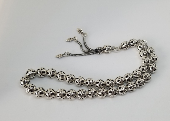 ÖZEL YAPIM GÜMÜŞ TESPİH