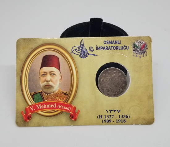 SULTAN MEHMET REŞAT HAN DÖNEMİ GÜMÜŞ 2 KURUŞ MECİDİYE