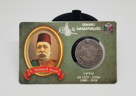 SULTAN MEHMET REŞAT HAN DÖNEMİ GÜMÜŞ 5 KURUŞ MECİDİYE