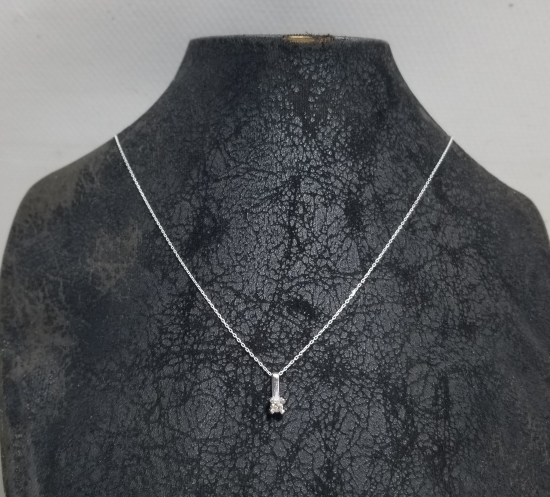 PIRLANTA TAŞLI ÖZEL YAPIM KOLYE