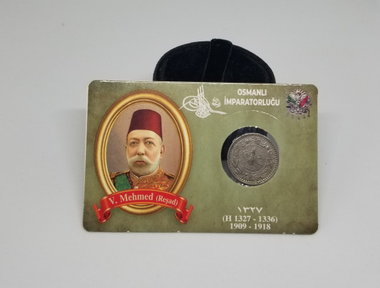 MEHMET REŞAT HAN DÖNEMİ KOLEKSİYONLUK NİKEL 10 PARA