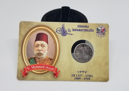 SULTAN MEHMET REŞAT HAN DÖNEMİ GÜMÜŞ 2 KURUŞ MECİDİYE