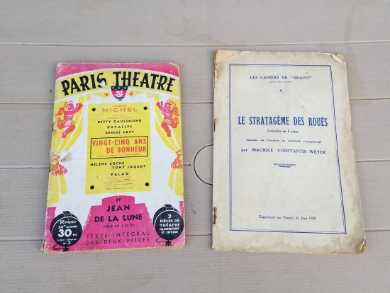 1947 VE 1930 YILLARINA AİT 2 ADET YABANCI TİYATRO OYUN METNİ 