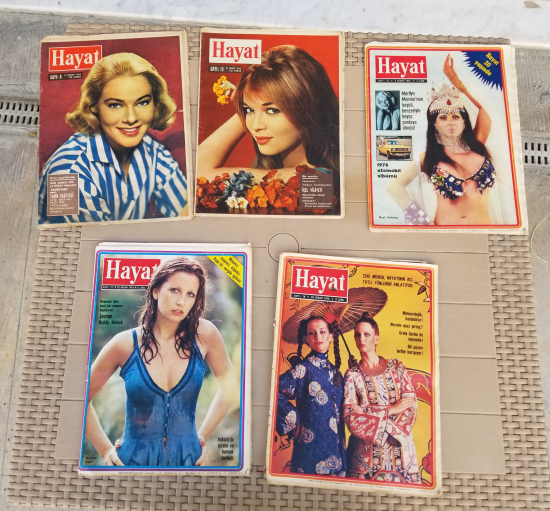 5 ADET ANTİKA HAYAT DERGİSİ