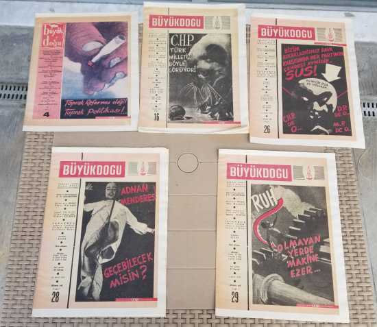 5 ADET BÜYÜKDOĞU DERGİSİ