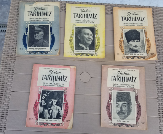 YAKIN TARİHİMİZ İSİMLİ 5 ADET ANTİKA DERGİ