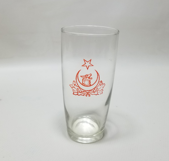 CUMHURİYET BAŞLARI ÇOK NADİR ÜZERİ BOZKURT VE AY YILDIZLI BARDAK