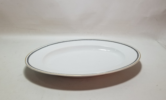 ARKASI OSMANLICA YAZILI ÇOK NADİR ŞİRKET-İ HAYRİYE İZMİR YAZILI SALATA TABAĞI