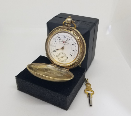 OSMANLI DÖNEMİ AVCI KASA GÜMÜŞ CEP SAATİ