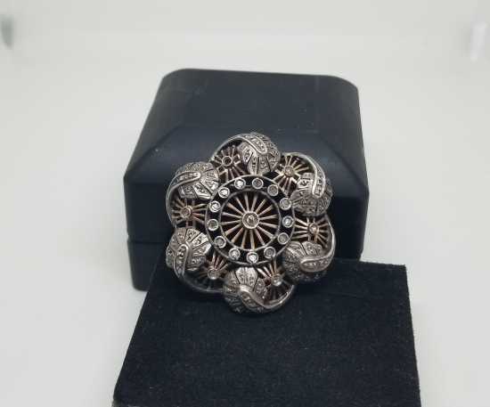 OSMANLI DÖNEMİ ELMAS TAŞLI BROŞ