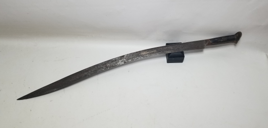 OSMANLI DÖNEMİ GÜMÜŞ ÇAKMA İŞÇİLİKLİ NADİR KEMANKEŞ KILICI - YATAĞANI