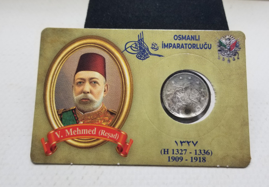 SULTAN MEHMET REŞAD HAN DÖNEMİ GÜMÜŞ 2 KURUŞ MECİDİYE