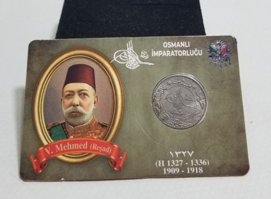 MEHMET REŞAT HAN DÖNEMİ KOLEKSİYONLUK NİKEL 20 PARA