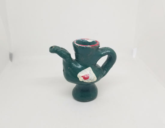 EL BOYAMA ANTİKA ÇANAKKALE YAPIMI TOPRAK DÜDÜK