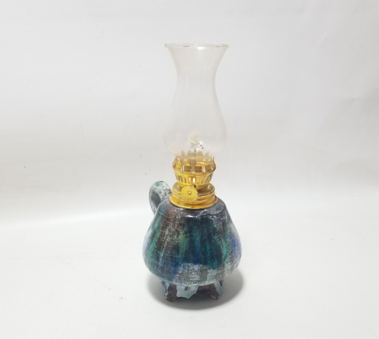 KÜTAHYA İŞİ ANTİKA ŞİNANAY - GAZ LAMBASI