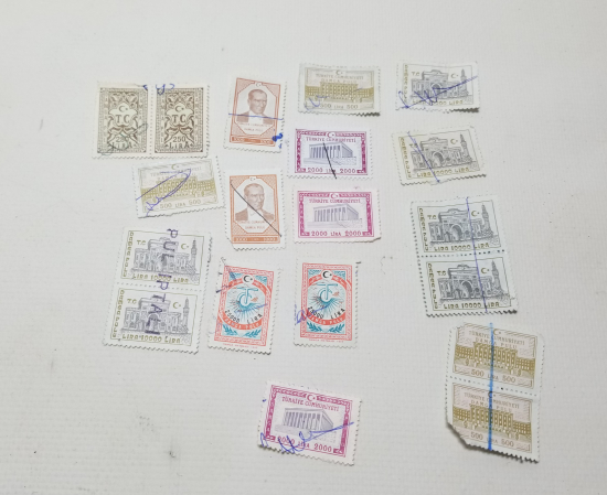 ANTİKA YERLİ PUL LOTU