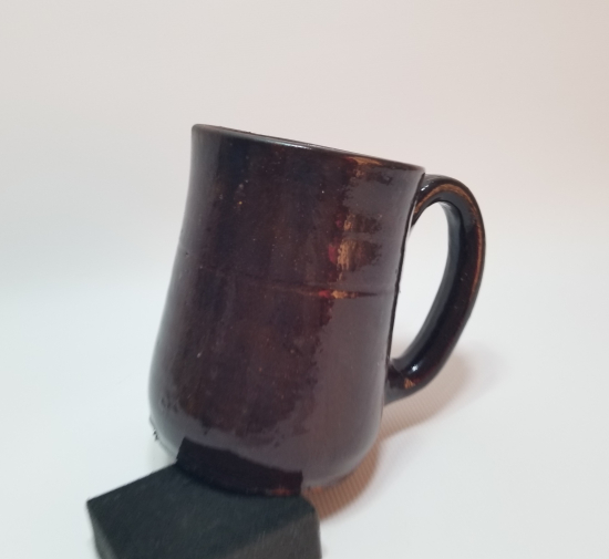 KÜTAHYA İŞİ ÜZERİ SIRLI ANTİKA DALDIRMA - KUPA