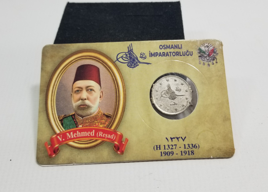 SULTAN MEHMET REŞAT HAN DÖNEMİ GÜMÜŞ 2 KURUŞ MECİDİYE