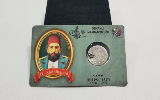 SULTAN ABDÜLHAMİD DÖNEMİ GÜMÜŞ 2 KURUŞ MECİDİYE