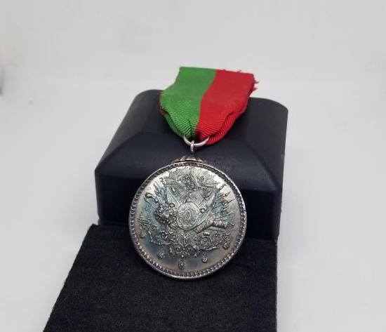 BİR BENZERİ ATATÜRK'TE DE BULUNAN GÜMÜŞ TARZ-I CEDİD BÜYÜK İMTİYAZ MADALYASI