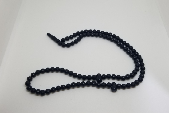 NADİR RENKTE OSMANLI DÖNEMİ 99LUK BEYKOZ NAMAZ TESPİHİ