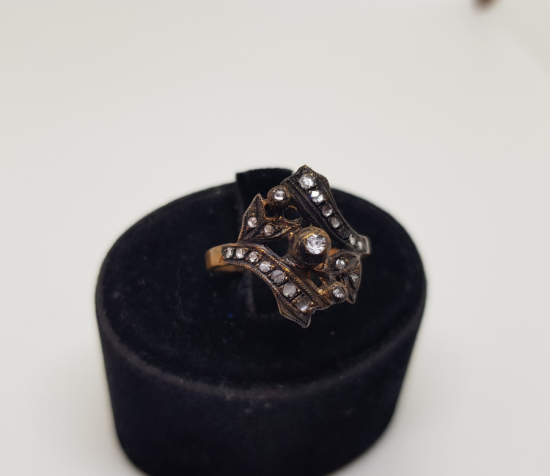 ELMAS TAŞLI GİRİT MODELİ YÜZÜK